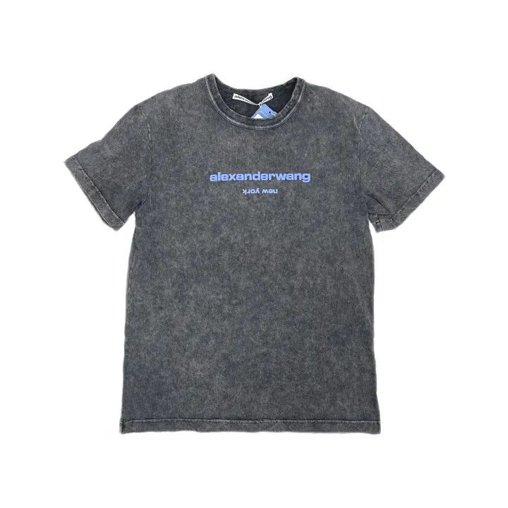 Alexander Wang Alexander Wang SS22 Logo Print Cotton Tee 0079 Size S / US 4 / IT 40 - 2 Thumbnail