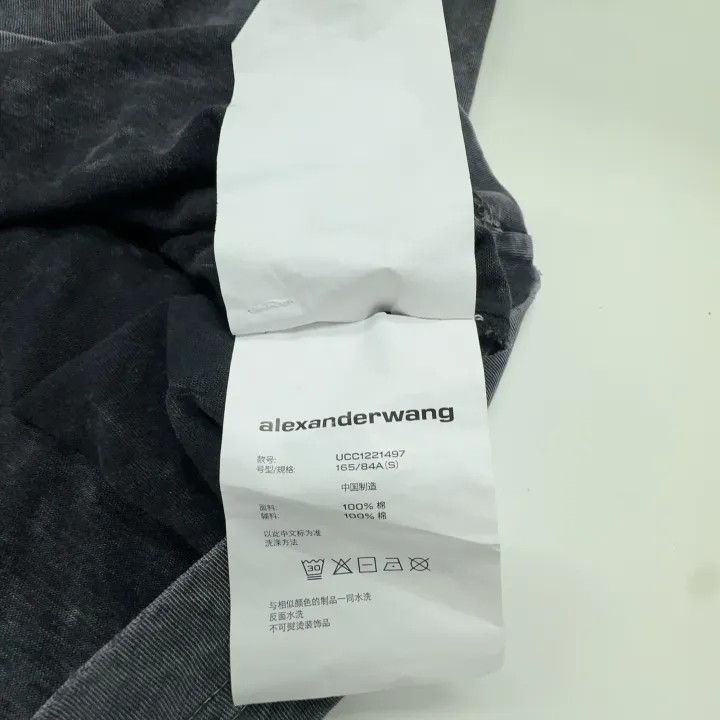 Alexander Wang Alexander Wang SS22 Logo Print Cotton Tee 0079 Size S / US 4 / IT 40 - 5 Thumbnail