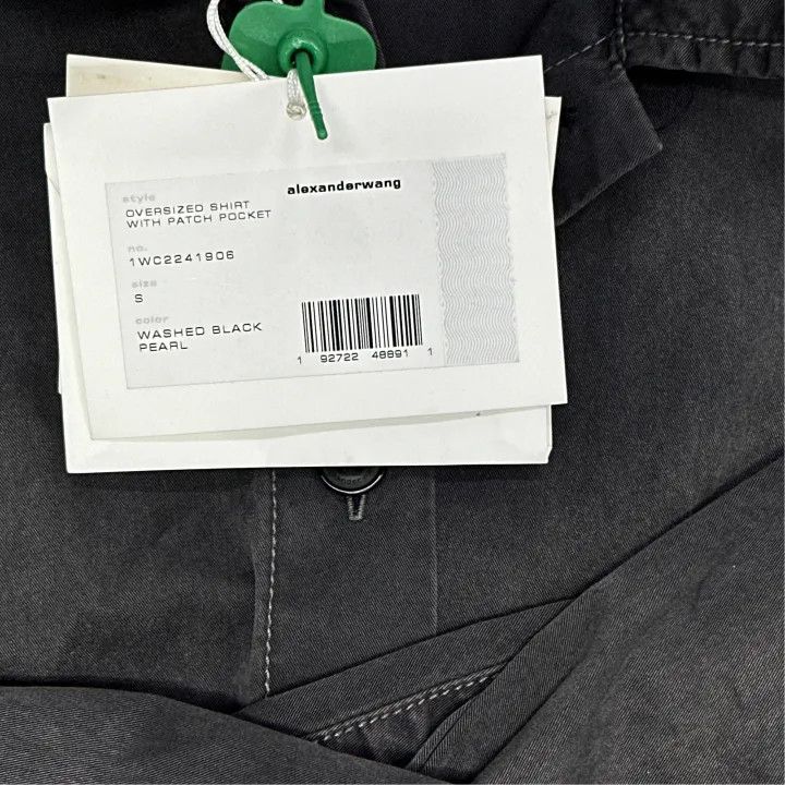Alexander Wang Oversized Long Sleeve Shirt 0079