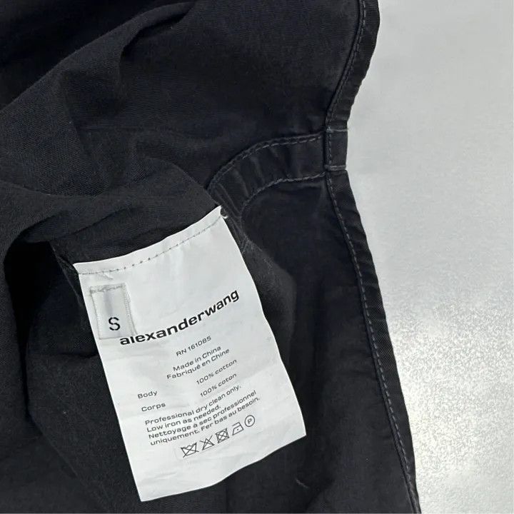Alexander Wang Oversized Long Sleeve Shirt 0079