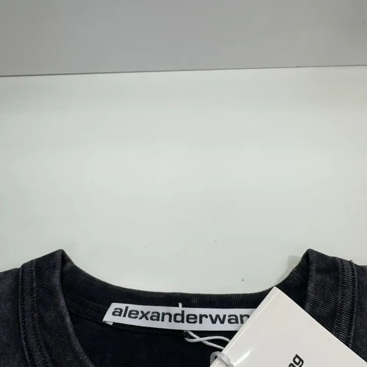 Alexander Wang Alexander Wang SS22 Black Acid Wash T-Shirt 0079 Size XS / US 0-2 / IT 36-38 - 4 Thumbnail