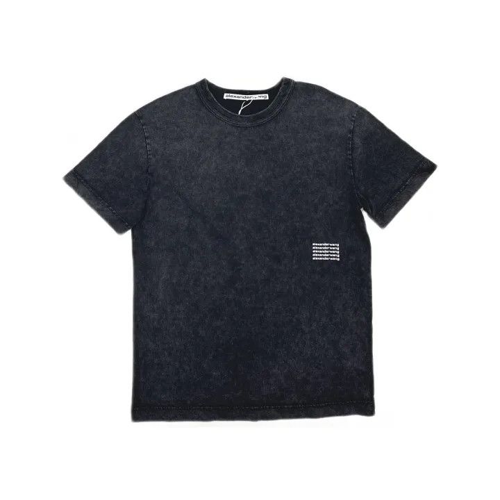 Alexander Wang Alexander Wang SS22 Black Acid Wash T-Shirt 0079 Size XS / US 0-2 / IT 36-38 - 2 Thumbnail