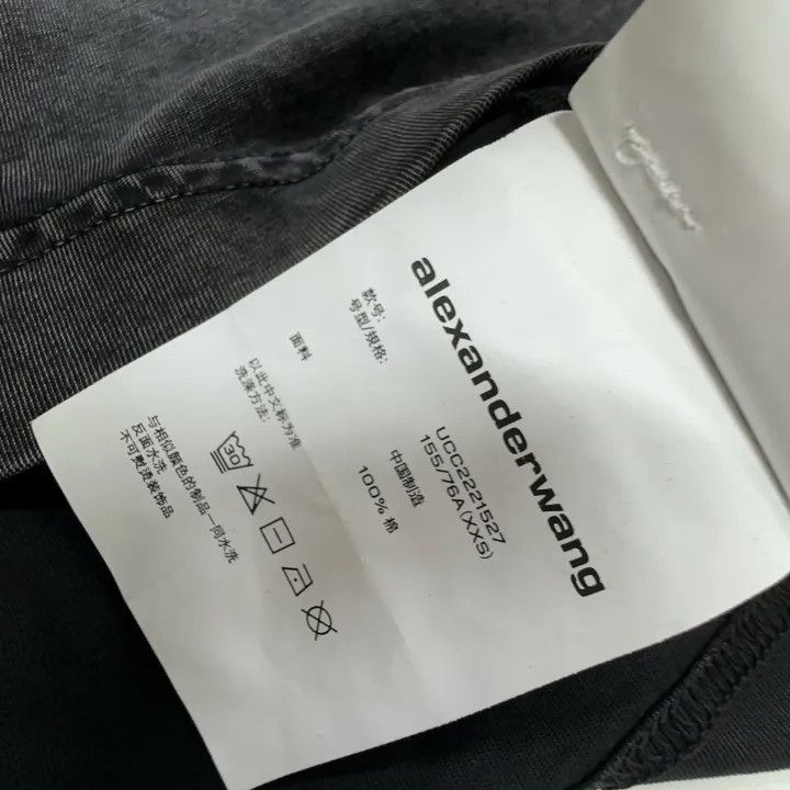Alexander Wang Alexander Wang SS22 Acid Washed T-Shirt 0079 Size XXS / US 00 / IT 34 - 4 Thumbnail