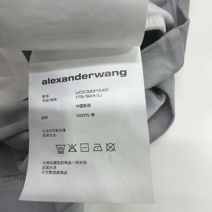 Alexander Wang Alexander Wang SS22 Color Logo Long Sleeve Tee 0079 Size L / US 10 / IT 46 - 6 Thumbnail