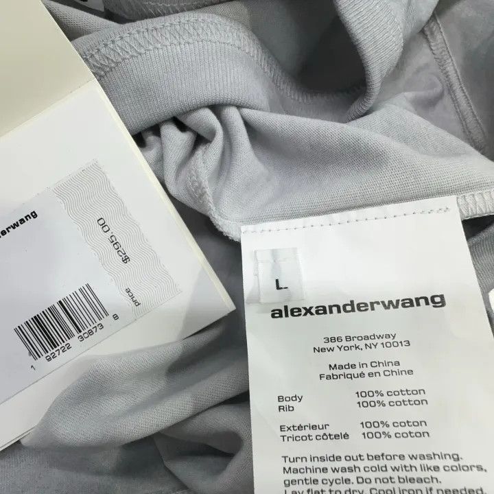 Alexander Wang Alexander Wang SS22 Color Logo Long Sleeve Tee 0079 Size L / US 10 / IT 46 - 5 Thumbnail