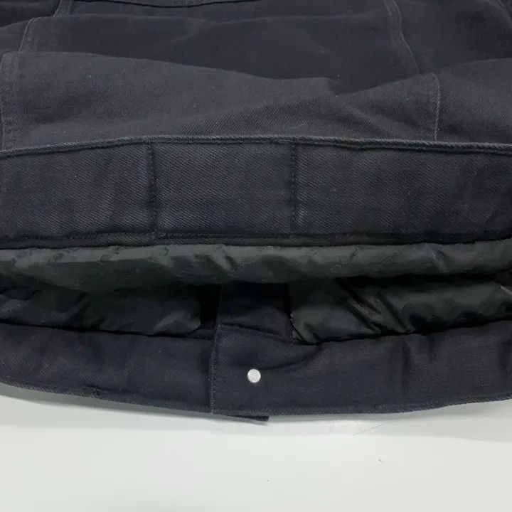 Alexander Wang Alexander Wang Black Denim Motorcycle Jacket 0079 Size S / US 4 / IT 40 - 9 Thumbnail