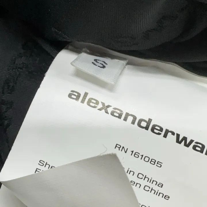 Alexander Wang Alexander Wang Black Denim Motorcycle Jacket 0079 Size S / US 4 / IT 40 - 4 Thumbnail