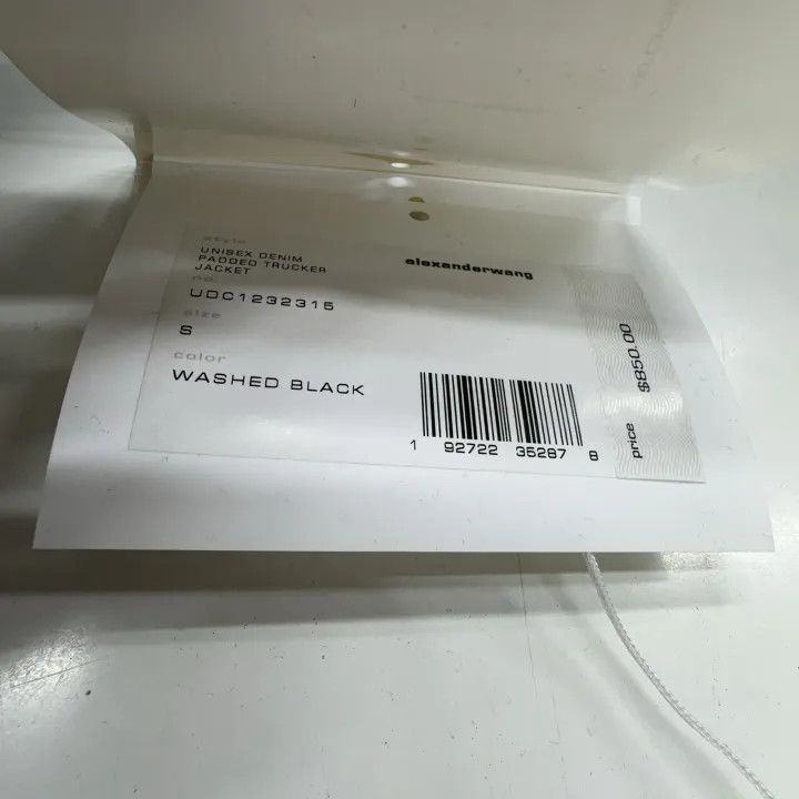 Alexander Wang Alexander Wang Black Denim Motorcycle Jacket 0079 Size S / US 4 / IT 40 - 6 Thumbnail