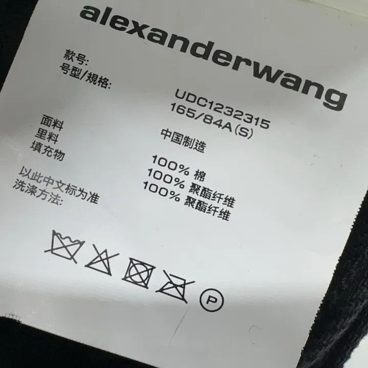 Alexander Wang Alexander Wang Black Denim Motorcycle Jacket 0079 Size S / US 4 / IT 40 - 5 Thumbnail