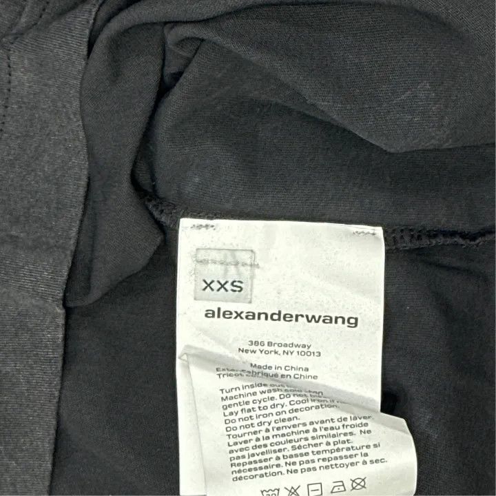 Alexander Wang Alexander Wang SS22 Black Acid Wash T-Shirt 0079 Size XXS / US 00 / IT 34 - 4 Thumbnail