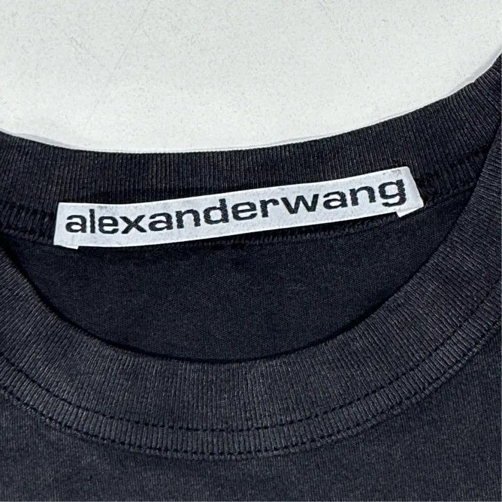 Alexander Wang Alexander Wang SS22 Black Acid Wash T-Shirt 0079 Size XXS / US 00 / IT 34 - 3 Thumbnail