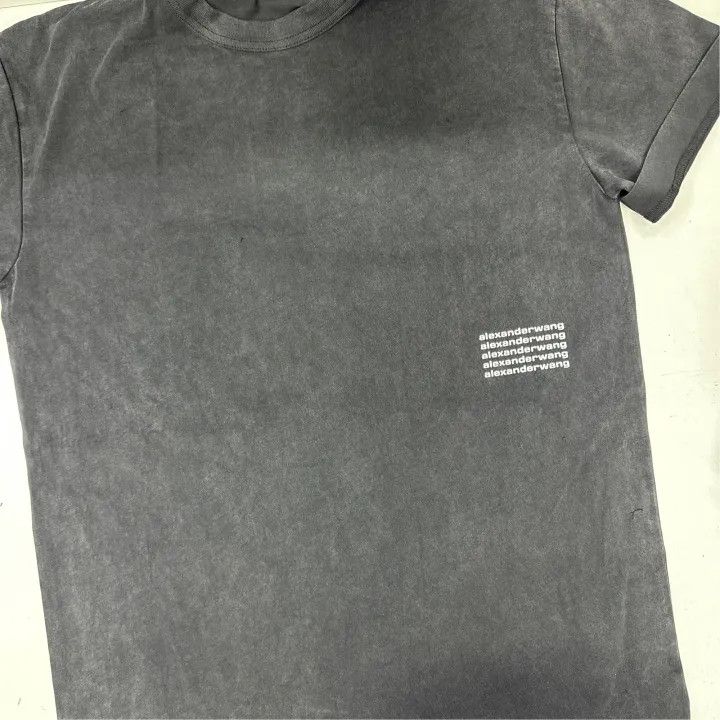 Alexander Wang Alexander Wang SS22 Black Acid Wash T-Shirt 0079 Size XXS / US 00 / IT 34 - 7 Thumbnail
