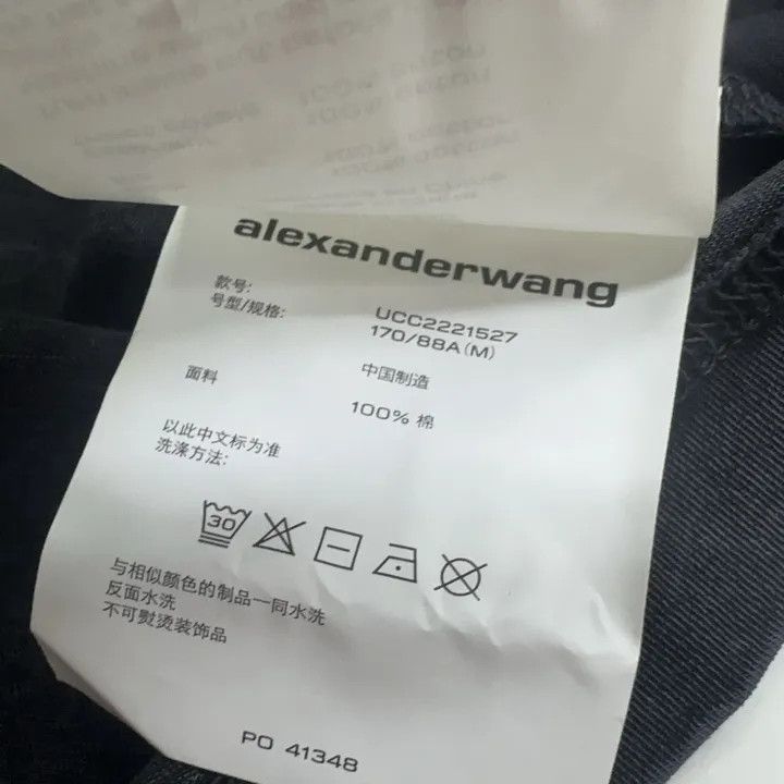 Alexander Wang Alexander Wang Black Short Sleeve T-Shirt 0079 Size M / US 6-8 / IT 42-44 - 6 Thumbnail