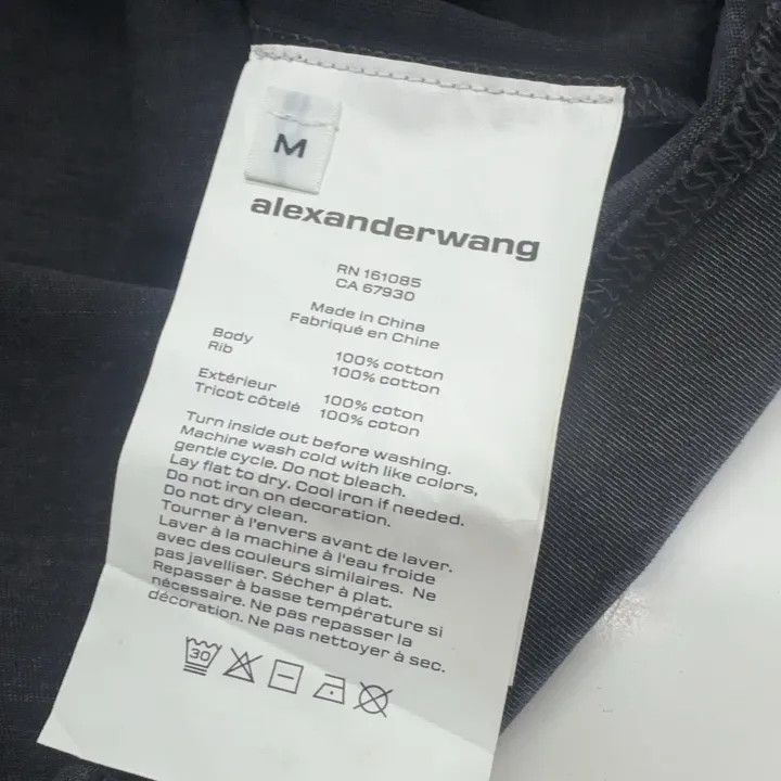 Alexander Wang Alexander Wang Black Short Sleeve T-Shirt 0079 Size M / US 6-8 / IT 42-44 - 5 Thumbnail