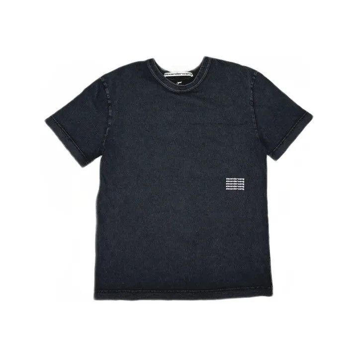 Alexander Wang Alexander Wang Black Short Sleeve T-Shirt 0079 Size M / US 6-8 / IT 42-44 - 2 Thumbnail