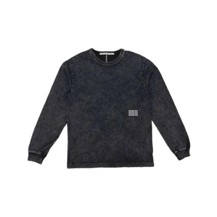 Alexander Wang Alexander Wang Logo Print Long Sleeve T-Shirt 0079 Size S / US 4 / IT 40 - 2 Thumbnail