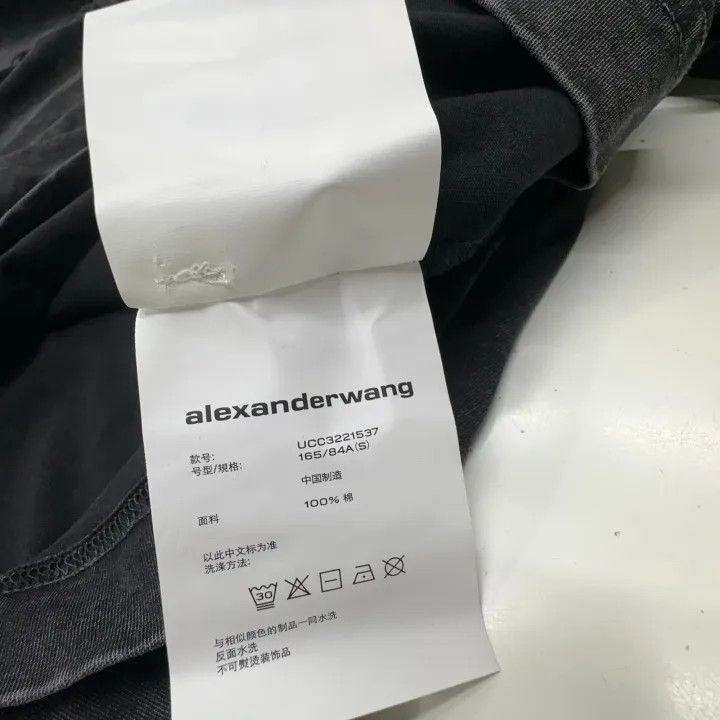 Alexander Wang Alexander Wang Logo Print Long Sleeve T-Shirt 0079 Size S / US 4 / IT 40 - 7 Thumbnail