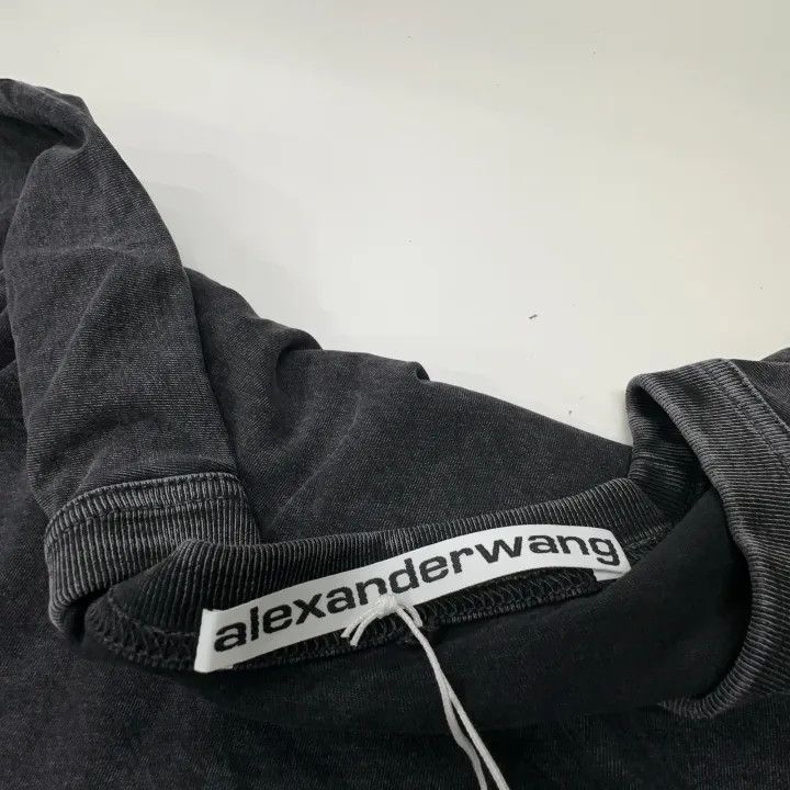 Alexander Wang Alexander Wang Logo Print Long Sleeve T-Shirt 0079 Size S / US 4 / IT 40 - 5 Thumbnail