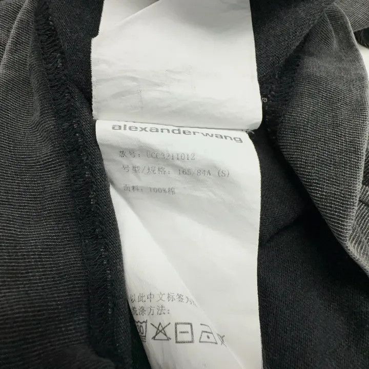 Alexander Wang Alexander Wang Logo Printed Long Sleeve T-Shirt 0079 Size S / US 4 / IT 40 - 4 Thumbnail