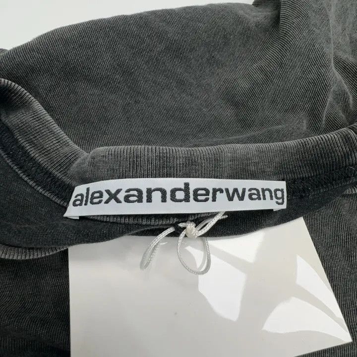 Alexander Wang Alexander Wang Logo Printed Long Sleeve T-Shirt 0079 Size S / US 4 / IT 40 - 6 Thumbnail