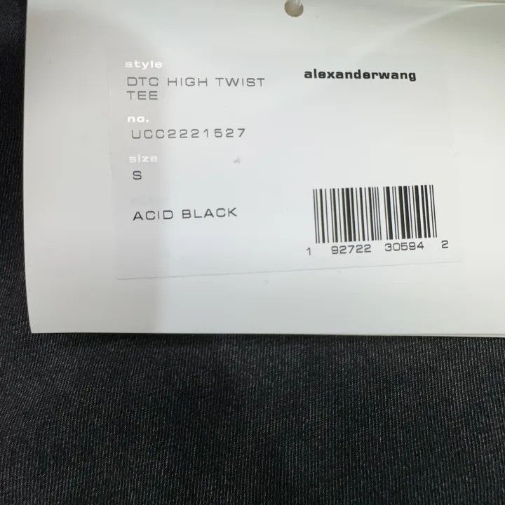 Alexander Wang Alexander Wang SS22 Black Knit Short Sleeve T-Shirt 0079 Size S / US 4 / IT 40 - 5 Thumbnail