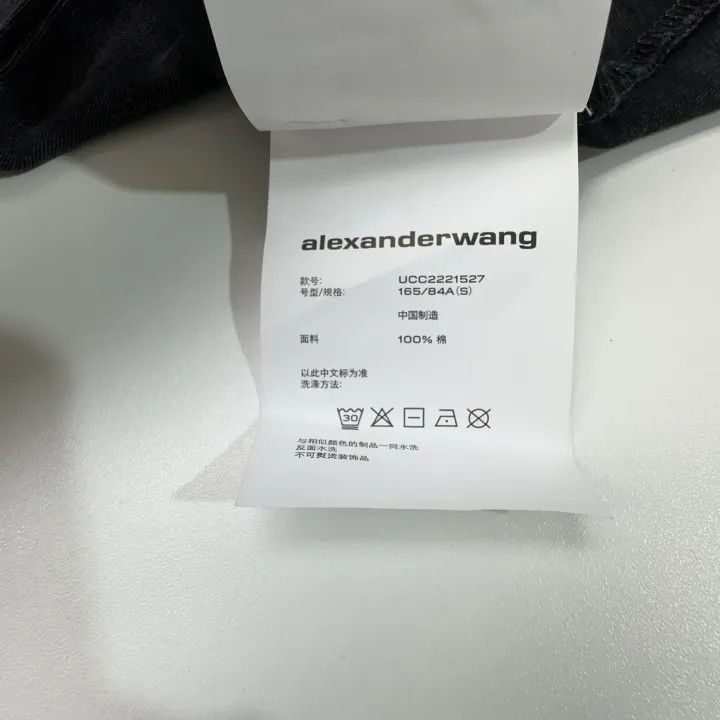 Alexander Wang Alexander Wang SS22 Black Knit Short Sleeve T-Shirt 0079 Size S / US 4 / IT 40 - 7 Thumbnail