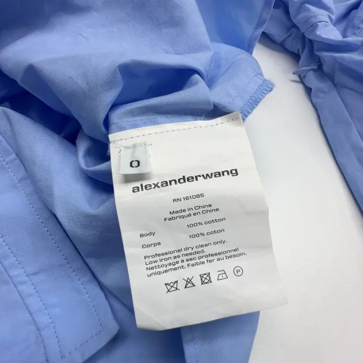 Alexander Wang Alexander Wang SS23 Blue Long Sleeve Dress 0079 Size XXS / US 00 / IT 34 - 4 Thumbnail