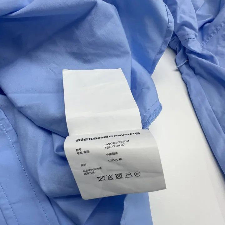 Alexander Wang Alexander Wang SS23 Blue Long Sleeve Dress 0079 Size XXS / US 00 / IT 34 - 5 Thumbnail