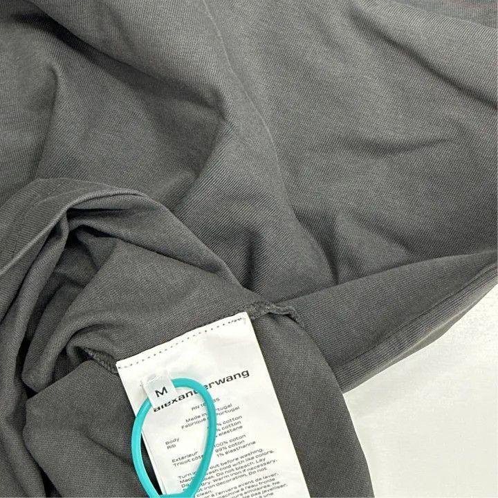 Alexander Wang Alexander Wang SS24 Logo Loose Short Sleeve T-shirt 0079 Size M / US 6-8 / IT 42-44 - 4 Thumbnail