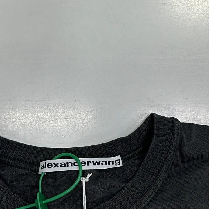 Alexander Wang Alexander Wang SS24 Logo Loose Short Sleeve T-shirt 0079 Size M / US 6-8 / IT 42-44 - 2 Thumbnail
