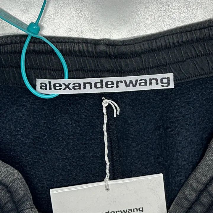 Alexander Wang Alexander Wang SS22 Casual Brushed Logo Pants 0079 Size 23" - 2 Thumbnail