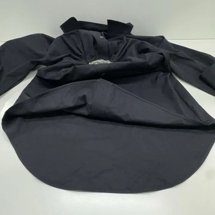 Alexander Wang Alexander Wang Black Button-Down Long Sleeve Dress 0079 Size S / US 4 / IT 40 - 9 Thumbnail