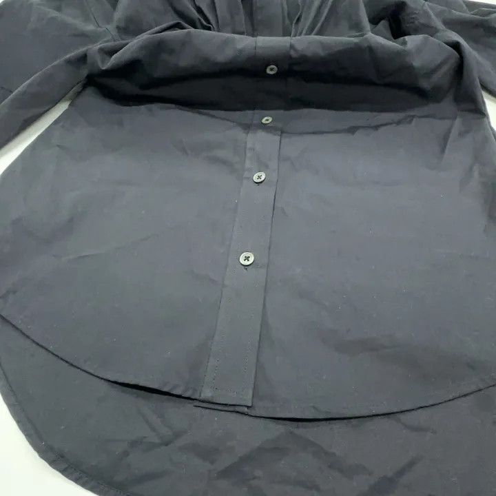 Alexander Wang Alexander Wang Black Button-Down Long Sleeve Dress 0079 Size S / US 4 / IT 40 - 8 Thumbnail