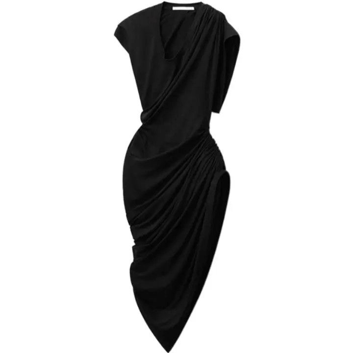 Alexander Wang Alexander Wang Asymmetrical Sleeveless Dress 0079 Size M / US 6-8 / IT 42-44 - 2 Thumbnail