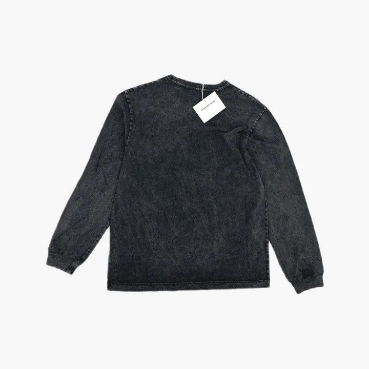 Alexander Wang Alexander Wang Acid Wash Long Sleeve Logo Sweatshirt 0079 Size L / US 10 / IT 46 - 3 Thumbnail