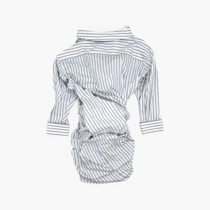 Alexander Wang Alexander Wang Striped Long Sleeve Dress 0079 Size S / US 4 / IT 40 - 3 Thumbnail