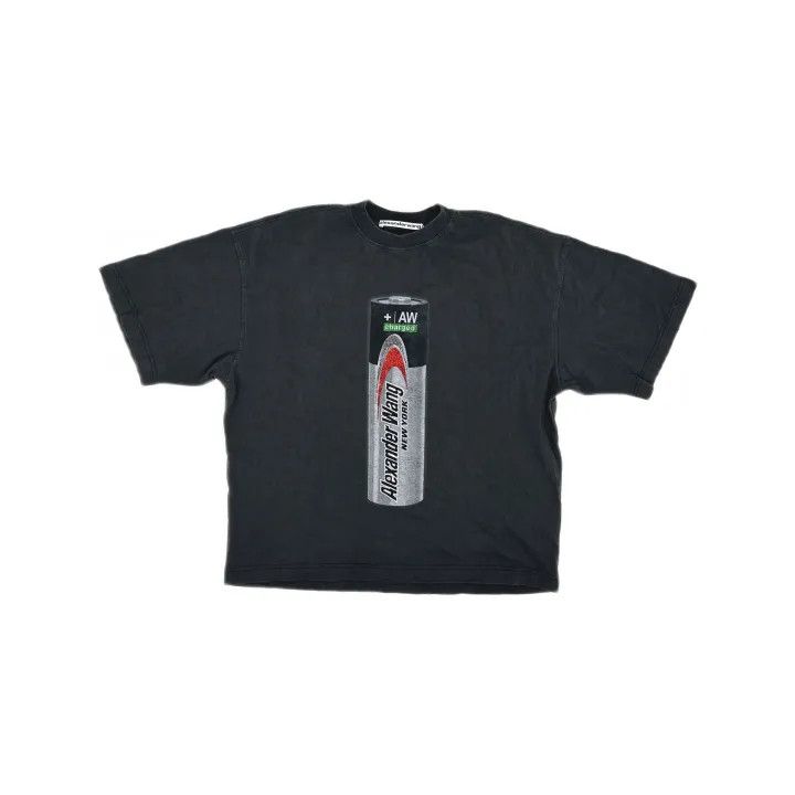 Alexander Wang Alexander Wang SS25 Graphic Crewneck T-Shirt 0079 Size S / US 4 / IT 40 - 2 Thumbnail