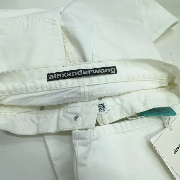 Alexander Wang Alexander Wang White Loose Straight Leg Jeans 0079 Size 25" / US 0 / IT 36 - 6 Thumbnail