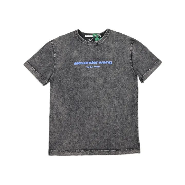 Alexander Wang Alexander Wang SS22 Logo Print Cotton T-Shirt 0079 Size XS / US 0-2 / IT 36-38 - 2 Thumbnail