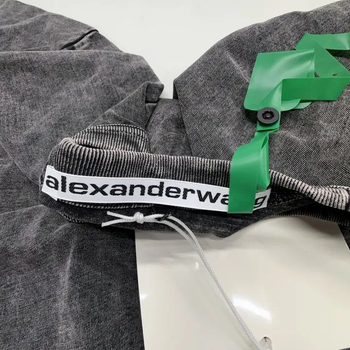 Alexander Wang Alexander Wang SS22 Logo Print Cotton T-Shirt 0079 Size XS / US 0-2 / IT 36-38 - 7 Thumbnail