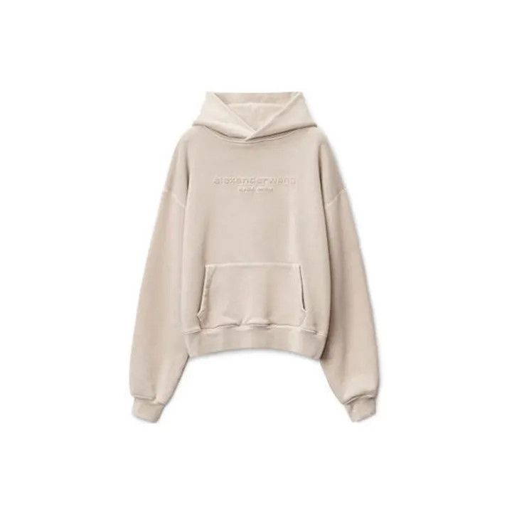 Alexander Wang Alexander Wang Beige Hooded Sweatshirt for All 0079 Size S / US 4 / IT 40 - 2 Thumbnail