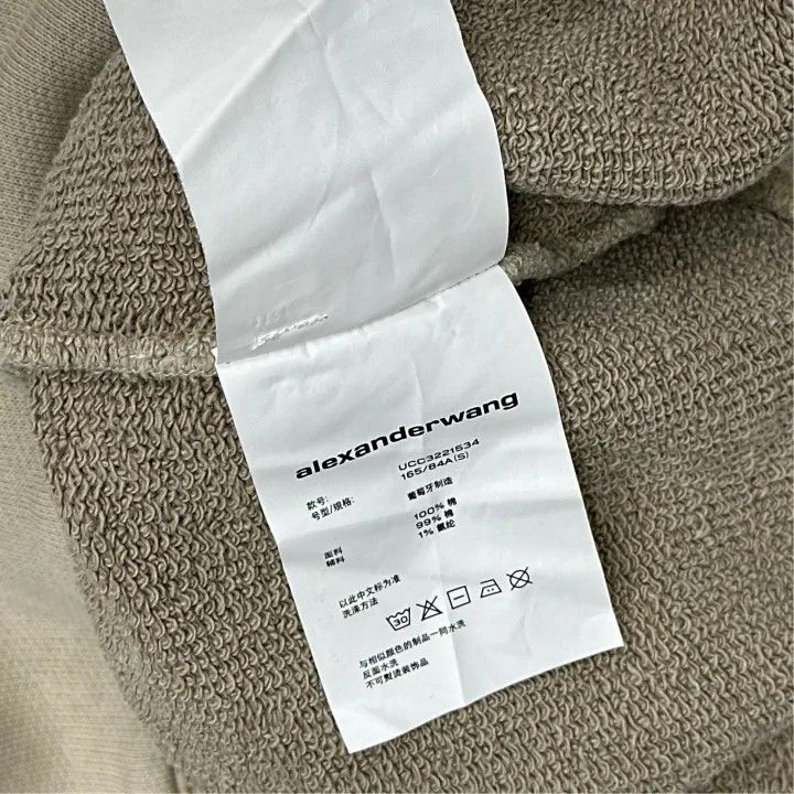 Alexander Wang Alexander Wang Beige Hooded Sweatshirt for All 0079 Size S / US 4 / IT 40 - 4 Thumbnail