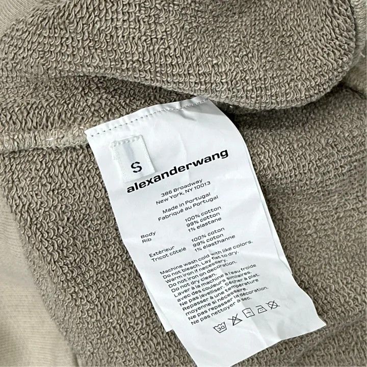 Alexander Wang Alexander Wang Beige Hooded Sweatshirt for All 0079 Size S / US 4 / IT 40 - 3 Thumbnail