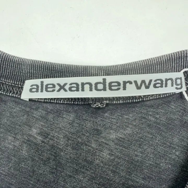 Alexander Wang Alexander Wang SS22 Logo Print T-Shirt 0079 Size XS / US 0-2 / IT 36-38 - 4 Thumbnail