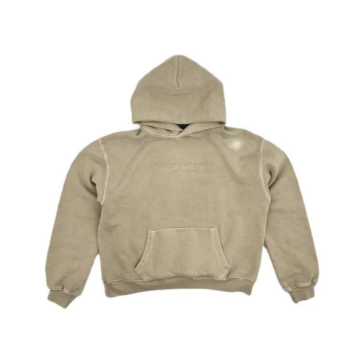 Alexander Wang Alexander Wang Hooded Sweatshirt in Beige 0079 Size S / US 4 / IT 40 - 2 Thumbnail