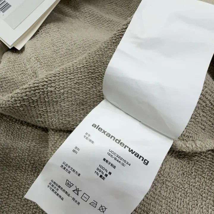 Alexander Wang Alexander Wang Hooded Sweatshirt in Beige 0079 Size S / US 4 / IT 40 - 4 Thumbnail