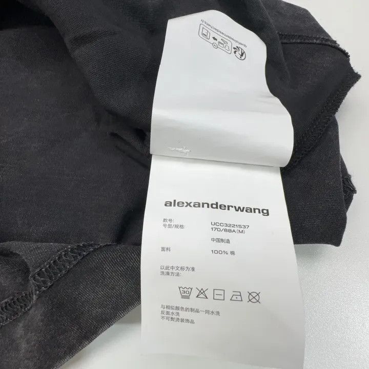 Alexander Wang Alexander Wang Logo Print Long Sleeve T-shirt 0079 Size M / US 6-8 / IT 42-44 - 7 Thumbnail