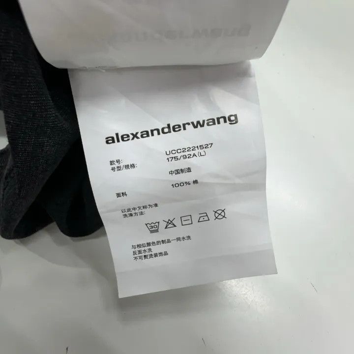 Alexander Wang Alexander Wang SS22 Black Acid-Wash T-Shirt 0079 Size L / US 10 / IT 46 - 5 Thumbnail