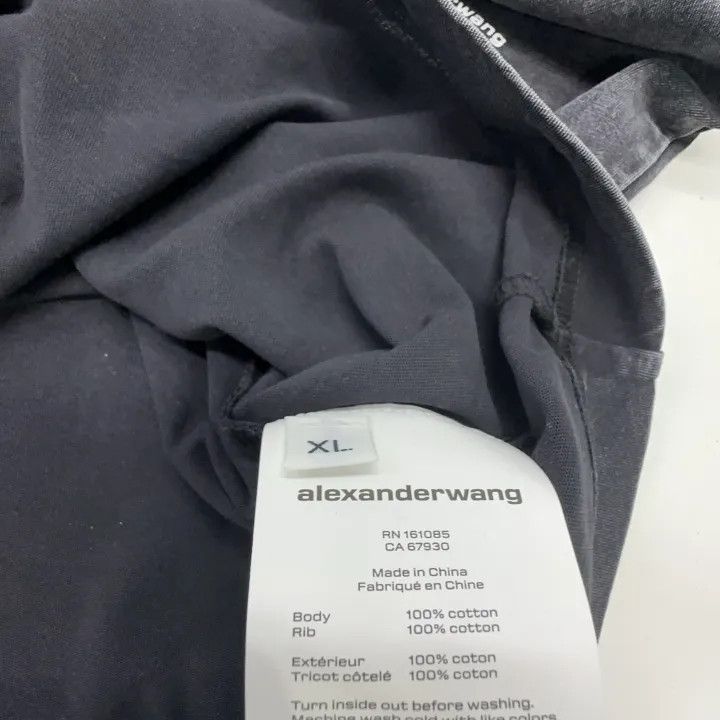 Alexander Wang Alexander Wang SS22 Acid-Wash Black T-Shirt 0079 Size XL / US 12-14 / IT 48-50 - 4 Thumbnail