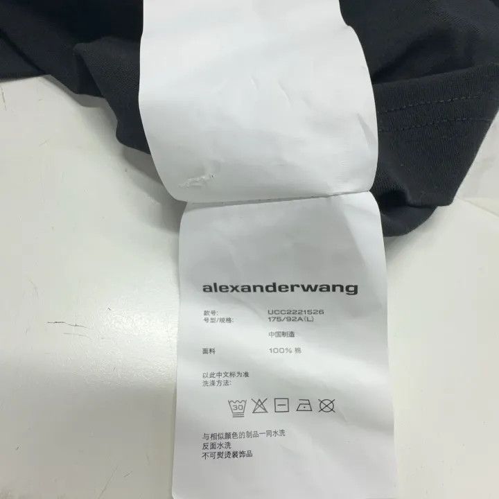 Alexander Wang Alexander Wang SS21 Unisex Long Sleeve T-Shirt 0079 Size L / US 10 / IT 46 - 4 Thumbnail